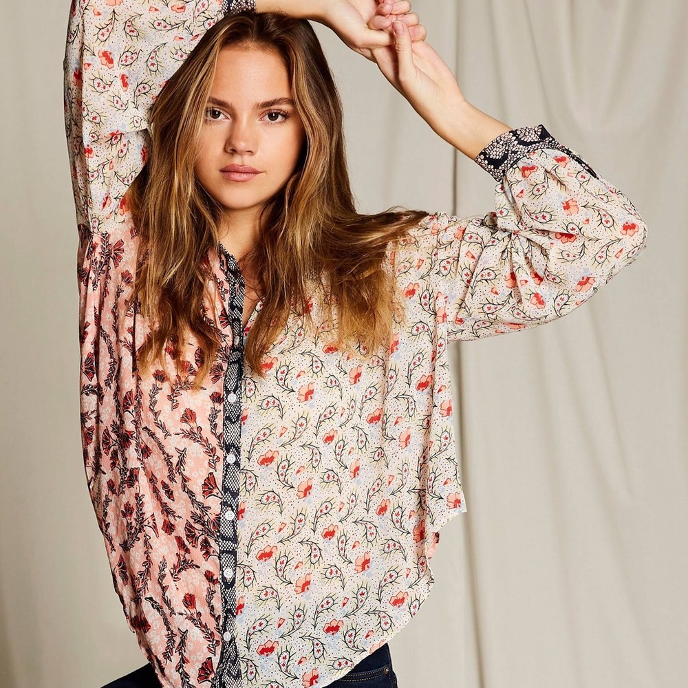 Free People - Dani Buttondown top